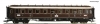 Schnellzuwagen 3. Kl. KPEV + Zugschlusstafel