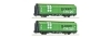 2-dielna s�prava: Vozne s posuvnou stenou Hbillns-v, Green Cargo