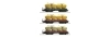 3 piece set: Silo wagons, CSD