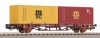 Kontajnerov� vag�n Lgs579 FS s kontajnermi MSC, FS
