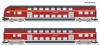 2pc. Set Double Deck cars  DB-AG #1