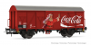 DB, 2-axle closed type Gs with flat walls "Coca-Cola", ep. IV