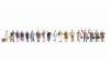 XL-Set fig�riek - Pasa�ieri (18 fig�riek)