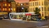 H0 Modern� autobusov� zast�vka vr�tane LED osvetlenia