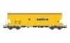 4-osov� obiln� v�sypn� voze� Saltra, �lt� s modr�m logom, RENFE, ep. IV-V