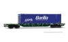 Kontajnerov� voze� Sgnss, �tvoros�, zelen�, s 45' kontajnerom GTS Barill, Mercitalia Intermodal