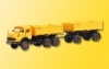 H0 MB round bonnet MEILLER tipper with trailer