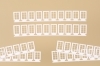 Windows Q, R, white