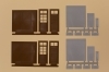 Gates and doors, brown, steps, ramps