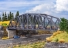 H0 Steel arch bridge, single track