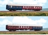 Halbspeisewagen Kakadu blau/rot, DB