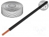 K�bel pre digit�lne in�tal�cie, 0,25 mm2, �ierny, metrov� predaj (1 meter)