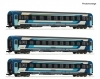 3 piece set: Eurofima coaches, MAV