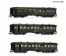 3 piece set: Passenger coaches, PKP