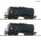 Set of two 4-axle tank wagons, DRG