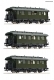 3-piece set: Passenger coaches, PKP