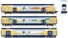 3-piece set: Double-decker coaches, metronom