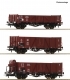 3-piece set: Open freight wagons, DRB
