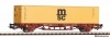 Containertragwagen MSC FS VI 1x40' Container Containertragwagen MSC FS VI 1x40' Container