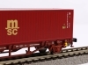 Containertragwagen Lgs579 FS V "MSC"