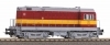 Dieselová lokomotíva 720, červená so žltým pásom, ČSD [DCC ZVUK]