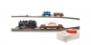 Starter Set Freight Train DB, PIKO A-track w. Railbed