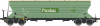 Výsypný vozeň Uagps, zelený PAMBAC, RO-CCBC