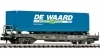 Kontajnerový vagón  Bauart Sdkms s kontanerom, "DE WAARD", HUPAC/NS