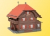 H0 - Horsk chata / dom z ierneho lesa