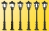 Set - parkov lampy, 6ks (H0)